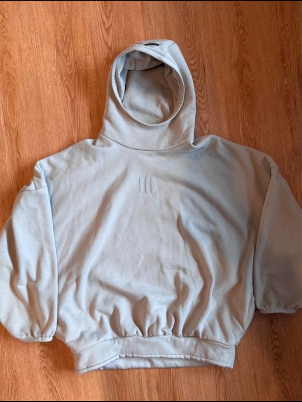Men's Fear of God x Adidas Athletics Gray Hoodie. Size: XL
